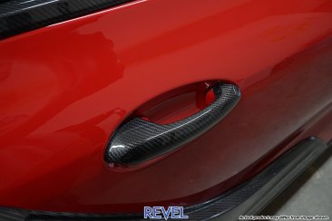 Revel GT Dry Carbon Outer Door Handle Cover 2020 Toyota GR Supra - 2 Pieces - 0