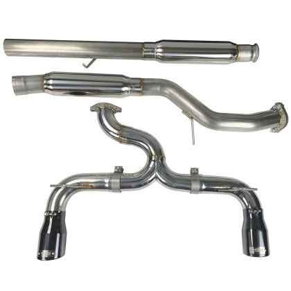 INJEN TECHNOLOGY SES CAT-BACK EXHAUST SYSTEM: 2016–2018 FORD FOCUS RS - 0