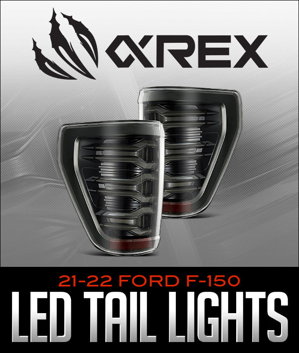 ALPHAREXUSA LUXX-SERIES LED TAIL LIGHTS: 2021–2022 FORD F-150