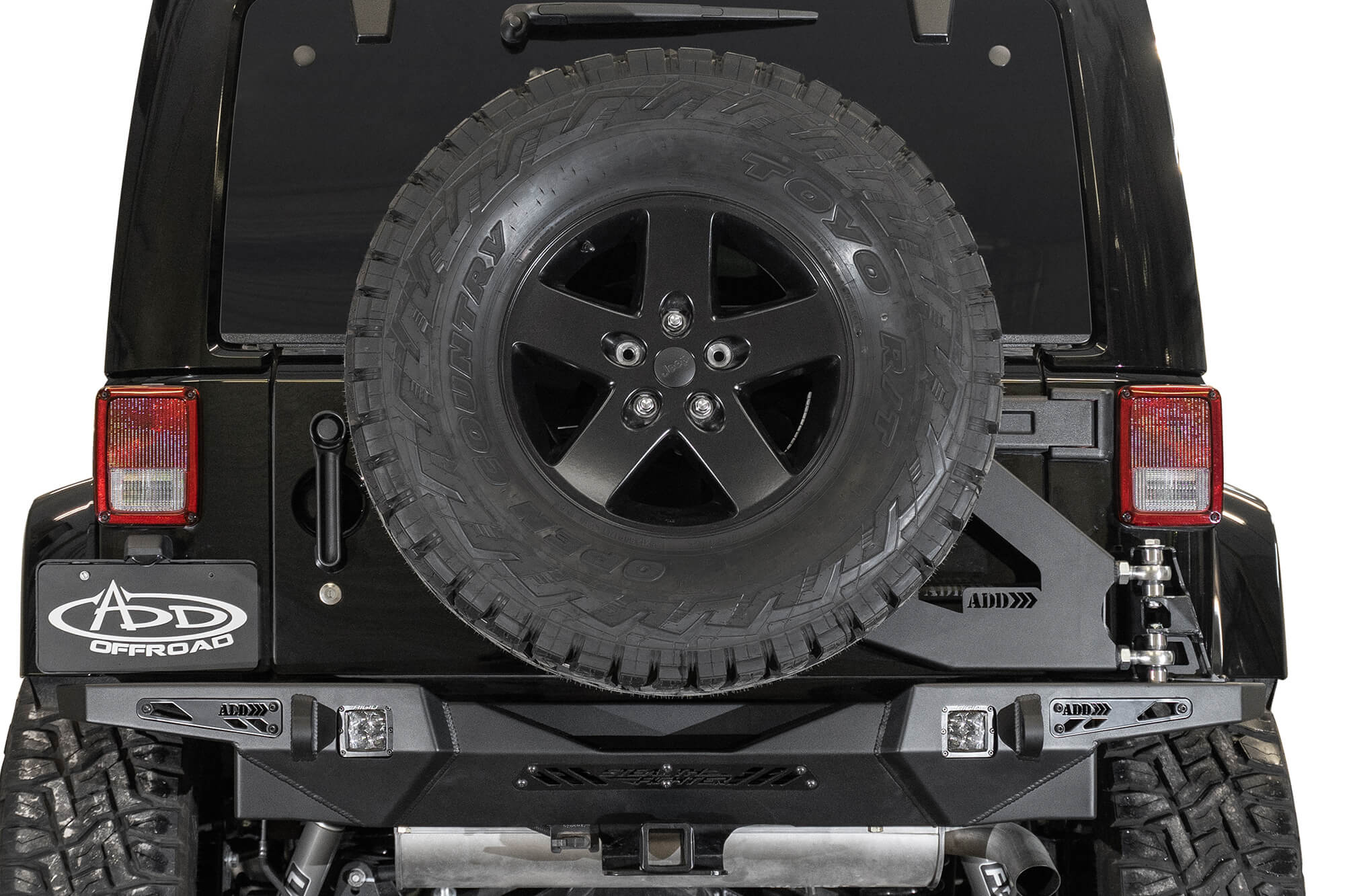 2007 - 2018 Jeep Wrangler JK Stealth Fighter Tire Carrier