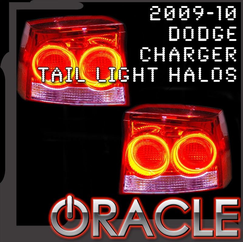 2009-2010 DODGE CHARGER ORACLE TAIL LIGHT HALO KIT - 0