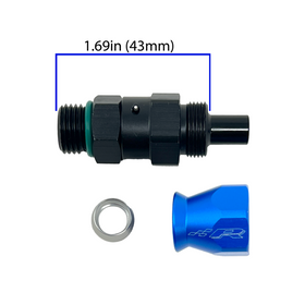 Fuel Line Fitting AN6 PTFE to AN6 ORB Swivel - 0