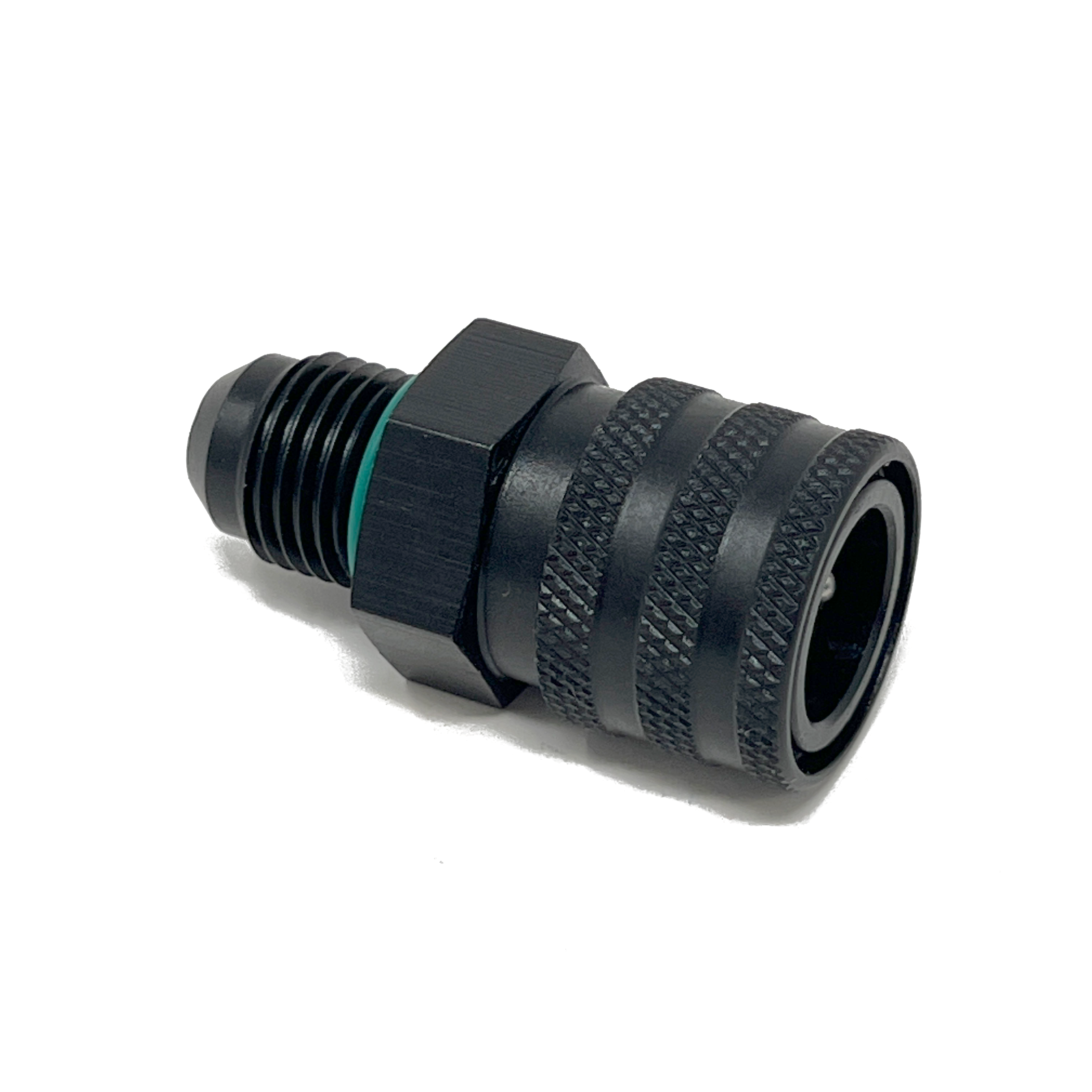 AN6 Male Flare/ORB to 3/8" Female Quick Connect - 0