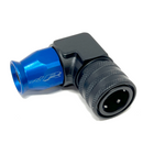 PTFE AN6 90 Degree Fitting to 9.89 Female QC-1