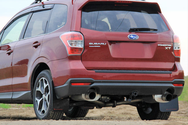 2014-18 Subaru Forester Black UR Mud Flap Red Logo