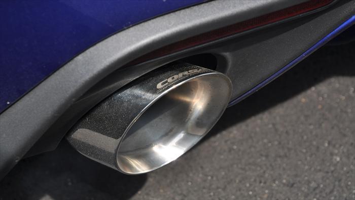 Corsa 15-16 Ford Mustang EcoBoost 2.3T Sport 3in Cat-Back Dual Rear Exit Polished Tips - 0