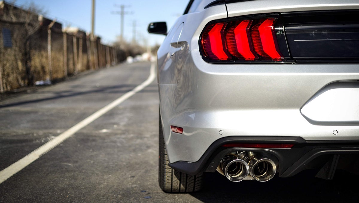 Corsa 2018-2023 Ford Mustang GT Fastback 5.0L 3in Sport Axle-Back Exhaust w/ 4in Polished Tips - 0