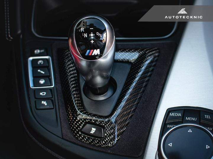 AutoTecknic Carbon Alcantara Shift Console Trim | BMW F80 M3 | BMW F82/F83 M4