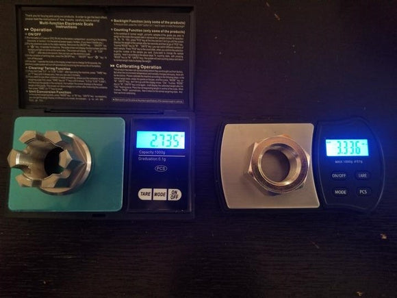 Titanium Works R35 Axle Hardware