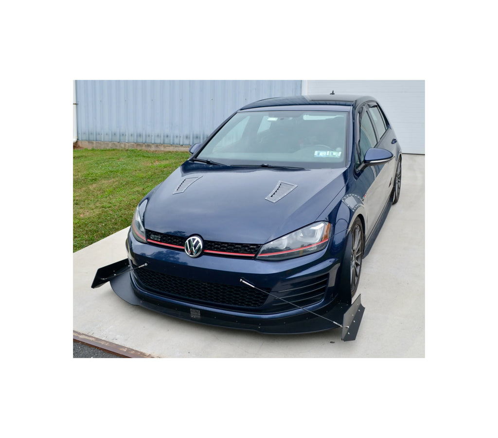 CJM Industries Chassis Mounted Track Splitter - MK7 GTI 2015-2017 V3 - 0