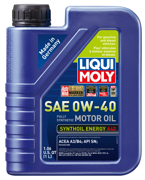 Synthoil Energy A40 SAE 0W-40 1L