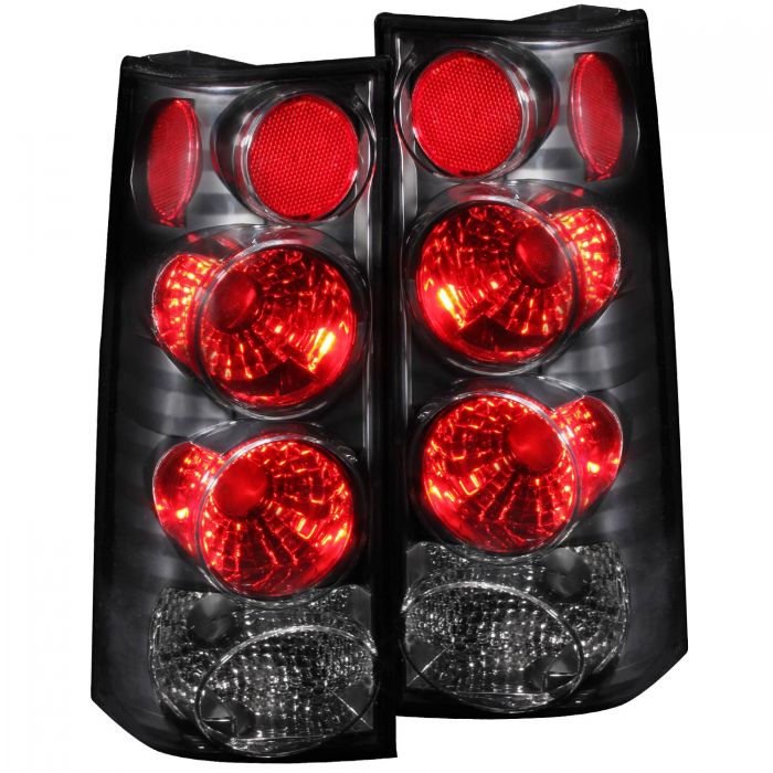 ANZO 2003-2015 Chevrolet Express Taillights Black