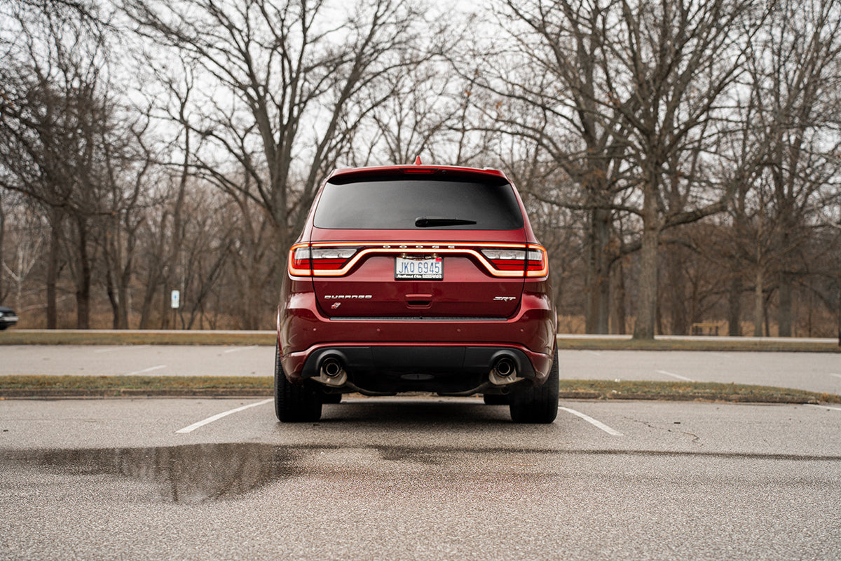 Corsa 18-22 Dodge Durango SRT 392 Cat-Back 2.75in Dual Rear Exit Sport 4.5in Black PVD Tips - 0