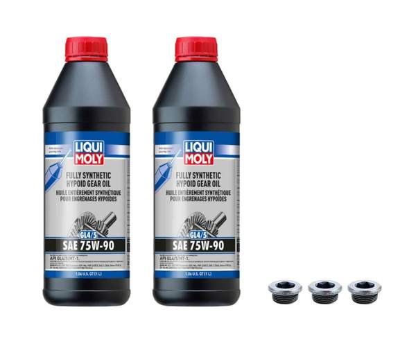 Liqui Moly Front And Rear Differential Service Kit - BMW E9X AWD