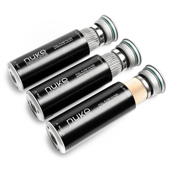 NUKE FUEL FILTER SLIM 10 MICRON AN-10 - CELLULOSE FILTER ELEMENT