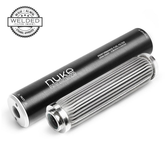 NUKE FUEL FILTER PF200 10 MICRON AN-10 - WELDED STAINLESS STEEL ELEMENT