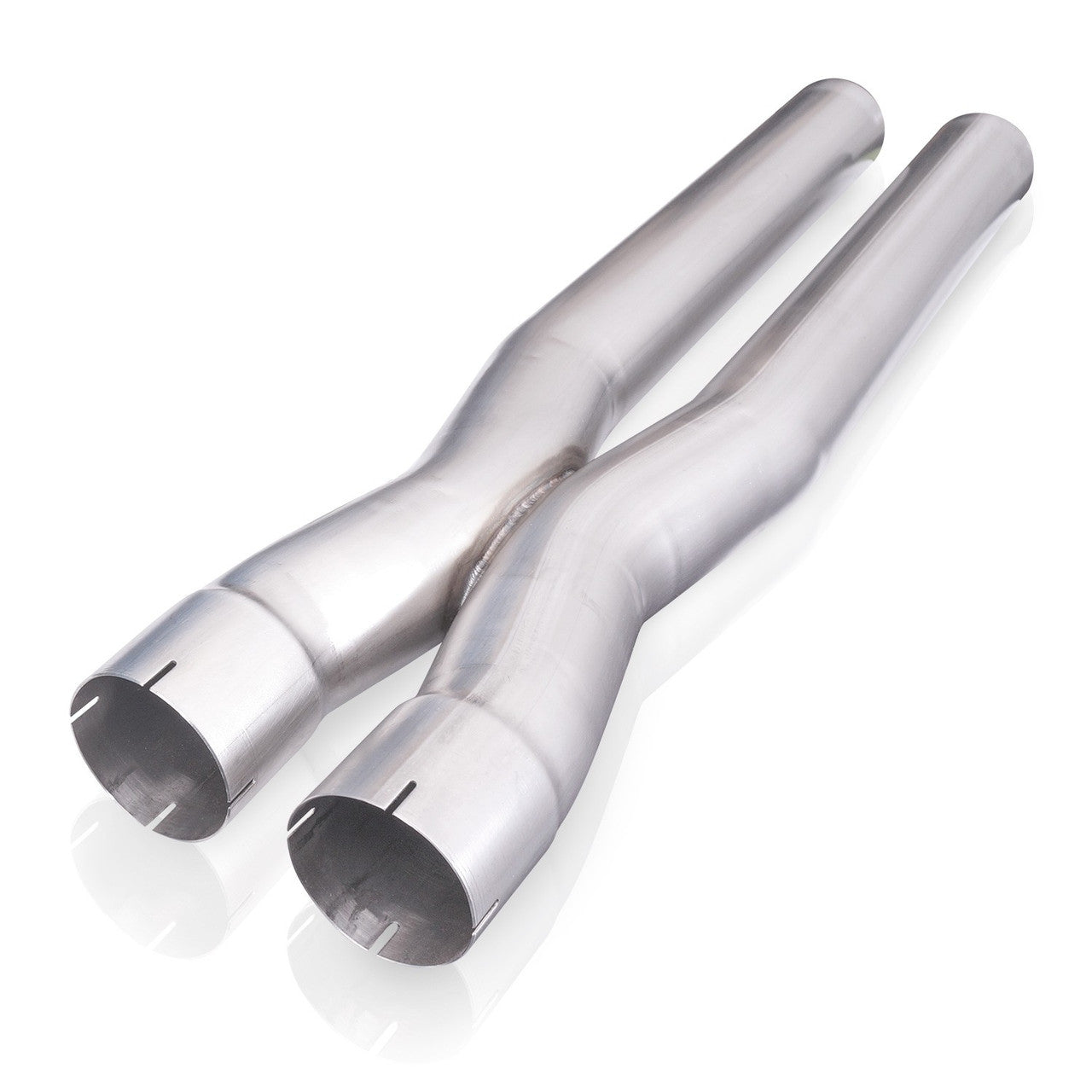 Stainless Works 3in X-Pipe (Parallel) w/ 4.125in Center-to-Center - 3in ID Expanded Inlets