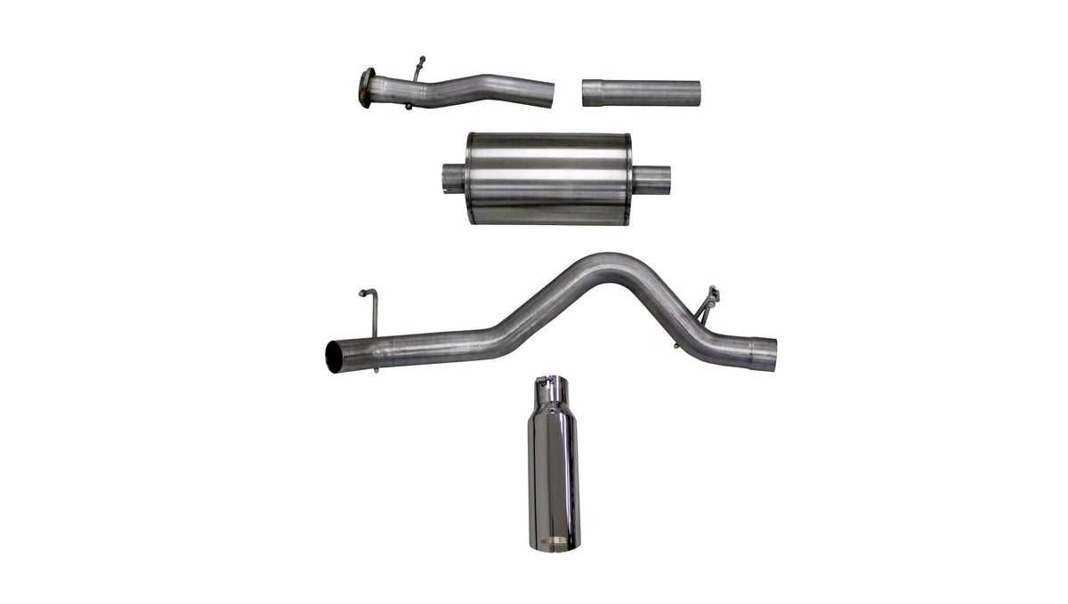 Corsa 15-16 Chevy Colorado 3.6L V6 Cat-Back Exhaust 4in SS Db Tip Single Side Exit