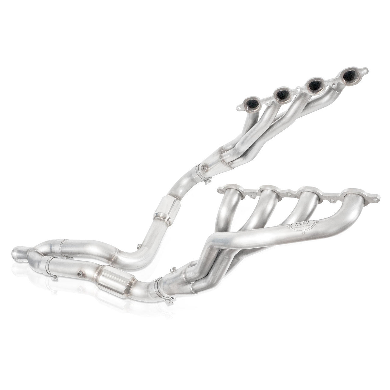 Stainless Works 2014-16 Chevy Silverado/GMC Sierra Headers High-Flow Cats Factory Connection