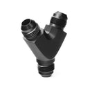 NUKE Y-BLOCK ADAPTER FITTING WITH 2X AN-8 AND 1X AN-10-1