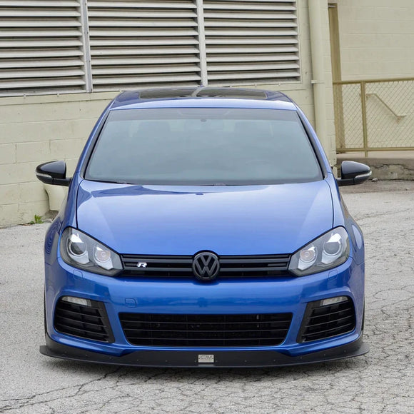 CJM Industries Chassis Mounted Splitter With Air Dam - MK6 Golf R (2010-2012) V2 | 2023163-6RCSAD