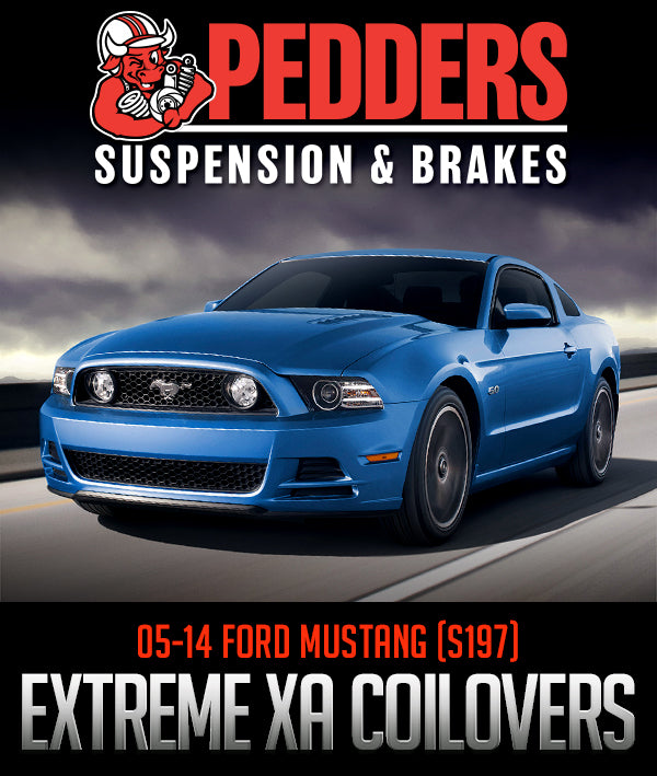PEDDERS SUSPENSION & BRAKES SPORTSRYDER EXTREME XA COILOVER KIT: 2005–2014 FORD MUSTANG (S197) - 0