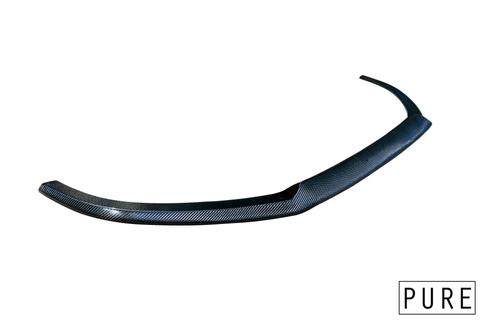 PURE Carbon Fiber Front Lip Splitter / Spoiler For Audi A3 / S3 8V (Pre-Facelift) - 0