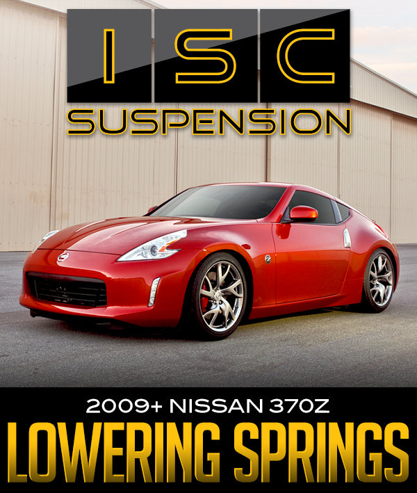 ISC SUSPENSION TRIPLE S LOWERING SPRINGS: 2009+ NISSAN 370Z