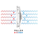 SPAL 1604 CFM 16in Medium Profile Fan - Pull (VA18-AP51/C-41A)-4
