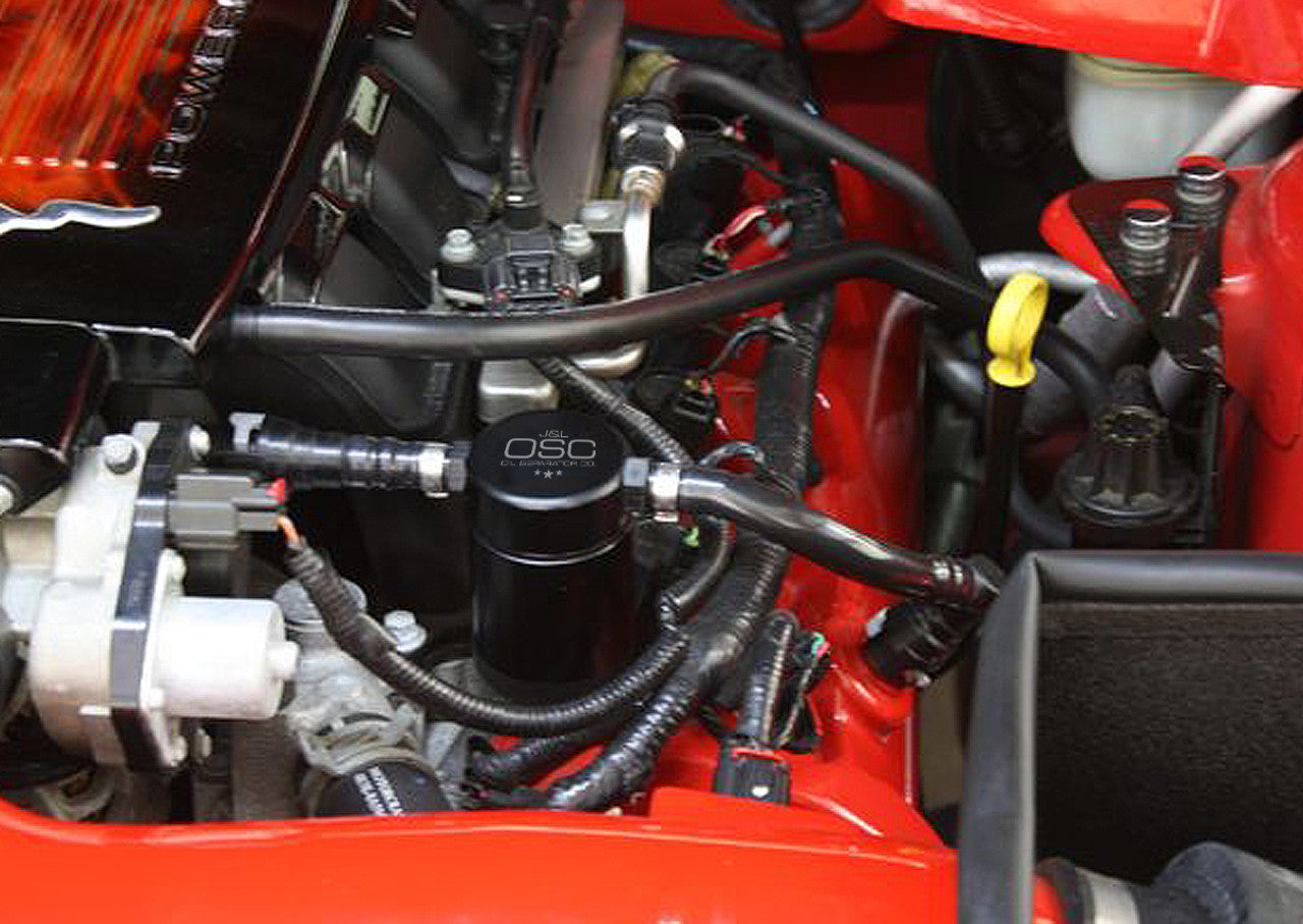 J&L Oil Separator 3.0 Driver Side (2005-2010 Mustang GT; Bullitt; Saleen) - 0