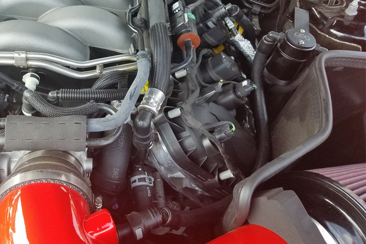 J&L Oil Separator 3.0 Driver Side (2018-2022 Ford Mustang GT, 2019 Bullitt, 2021-2022 Mach I & 2018-2022 Mustang GT;Bullitt with Whipple Supercharger)
