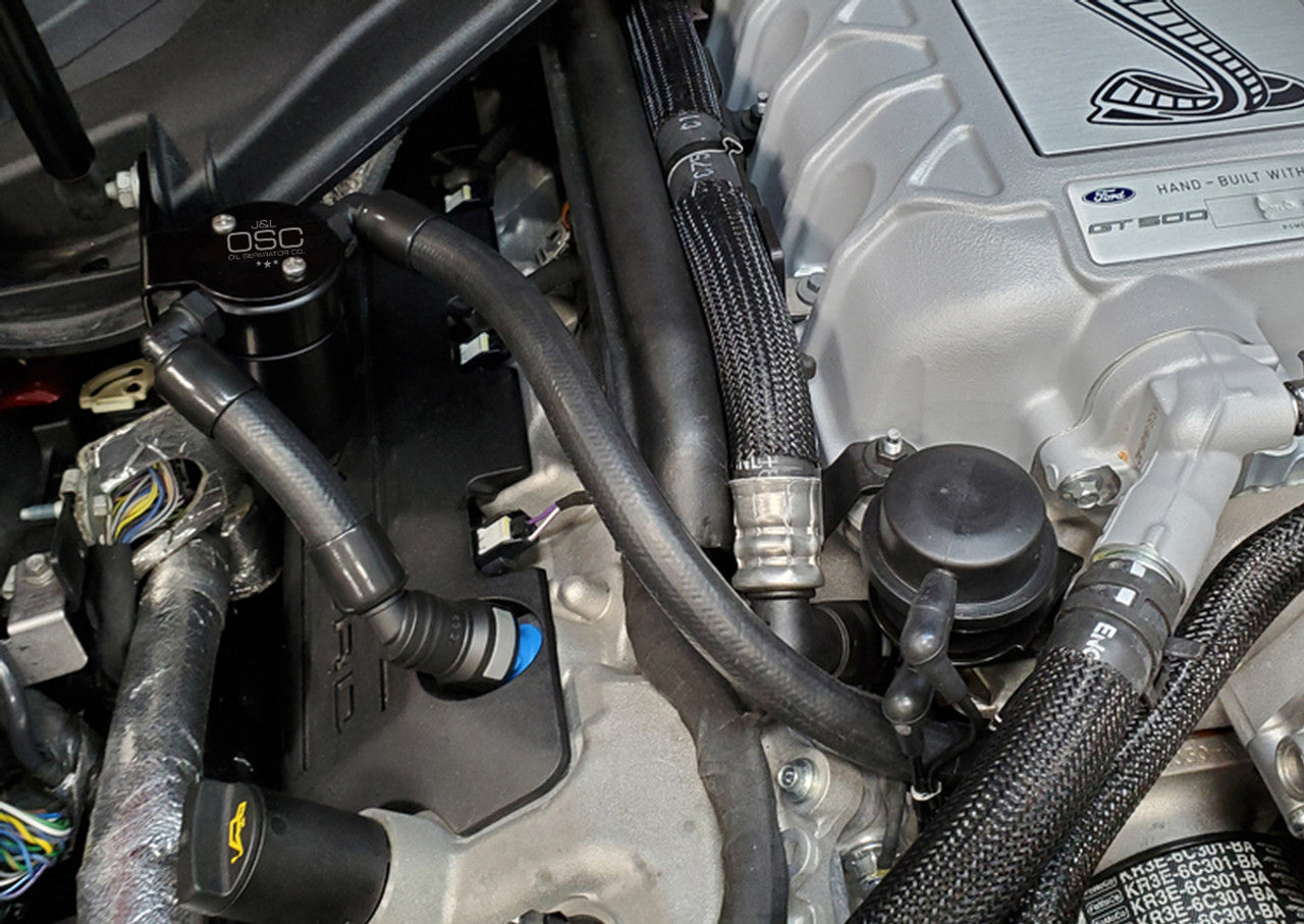 J&L Oil Separator 3.0 Passenger Side (2020-2022 Ford Mustang GT500)