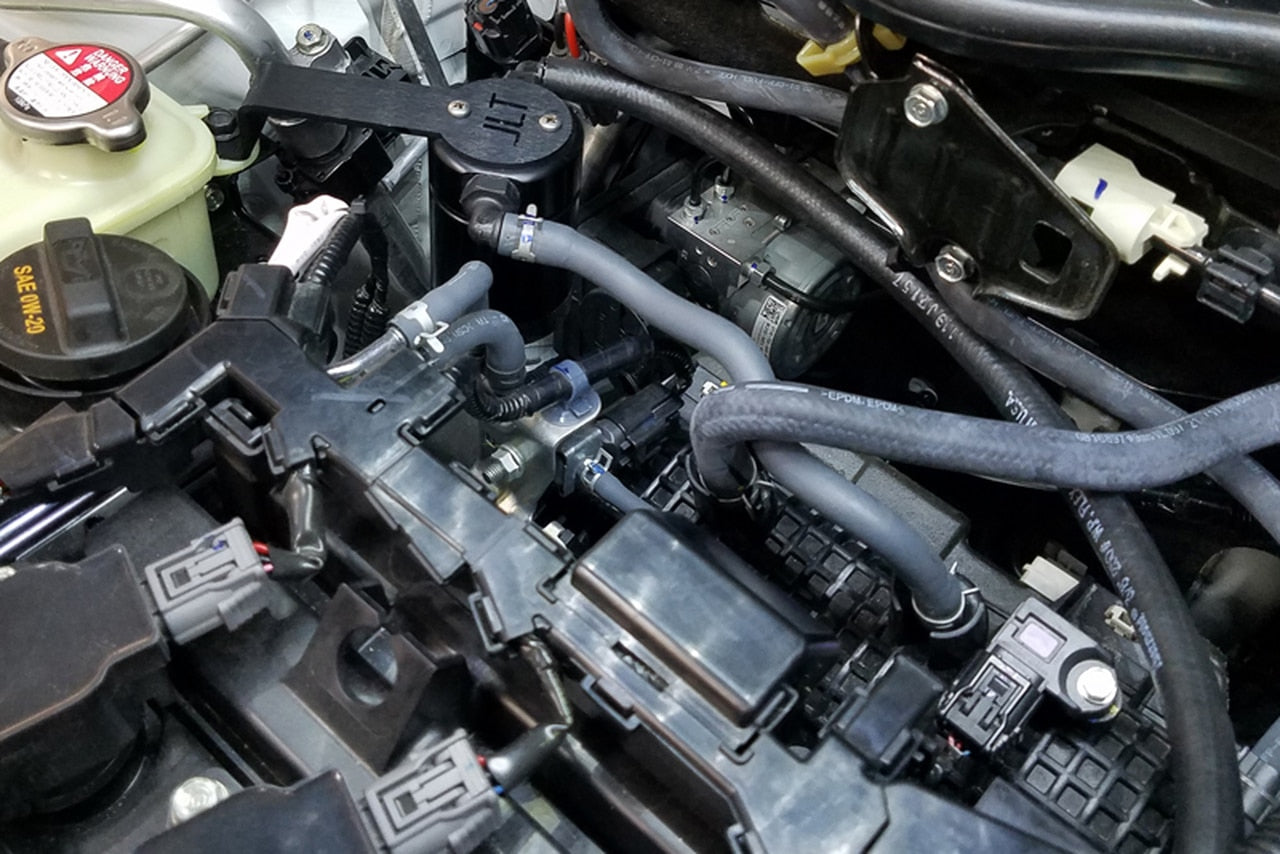 J&L Oil Separator 3.0 Passenger Side (2016-2021 Honda Civic 1.5L Turbo EX/SI)