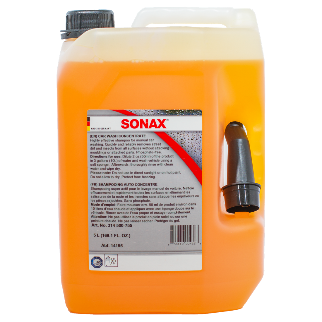 SONAX Car Shampoo 5L  Park Auto Motorsports