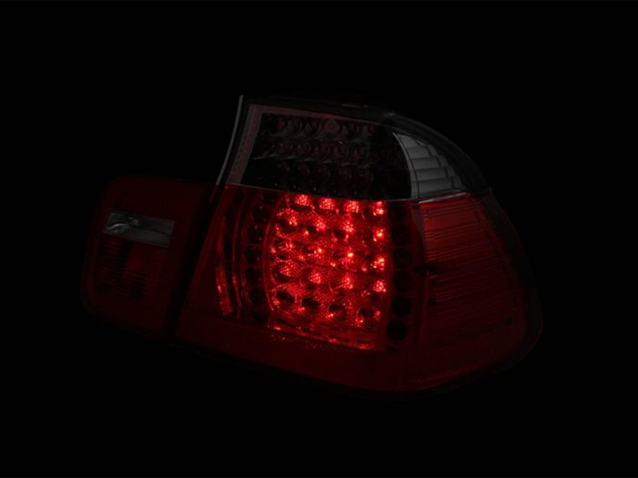 ANZO 2002-2005 4DR BMW 3 Series E46 LED Taillights Red/Smoke - 0