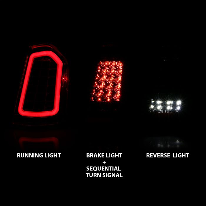 ANZO 11-14 Chrysler 300 LED Taillights Chrome w/ Sequential - 0