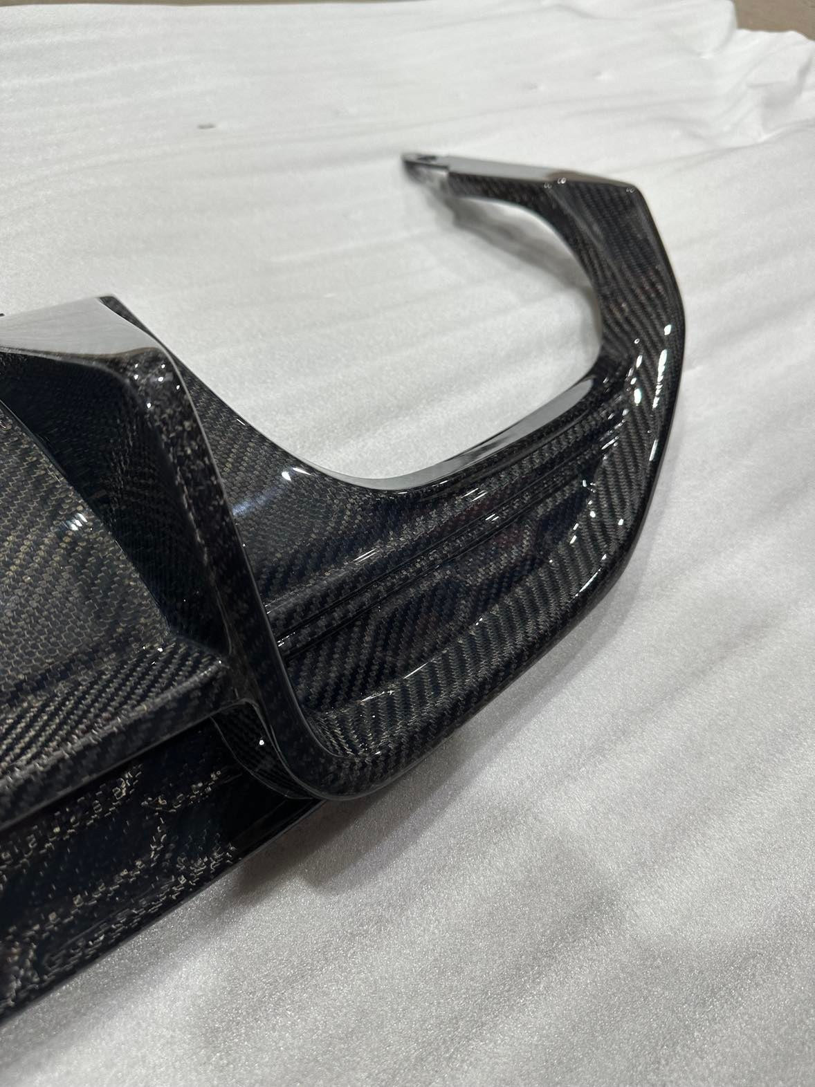 2022+ 8Y Audi S3 / A3 S line Carbon Fiber Aggressive Rear Diffuser