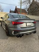 2022+ 8Y Audi S3 / A3 S line Carbon Fiber Aggressive Rear Diffuser-2