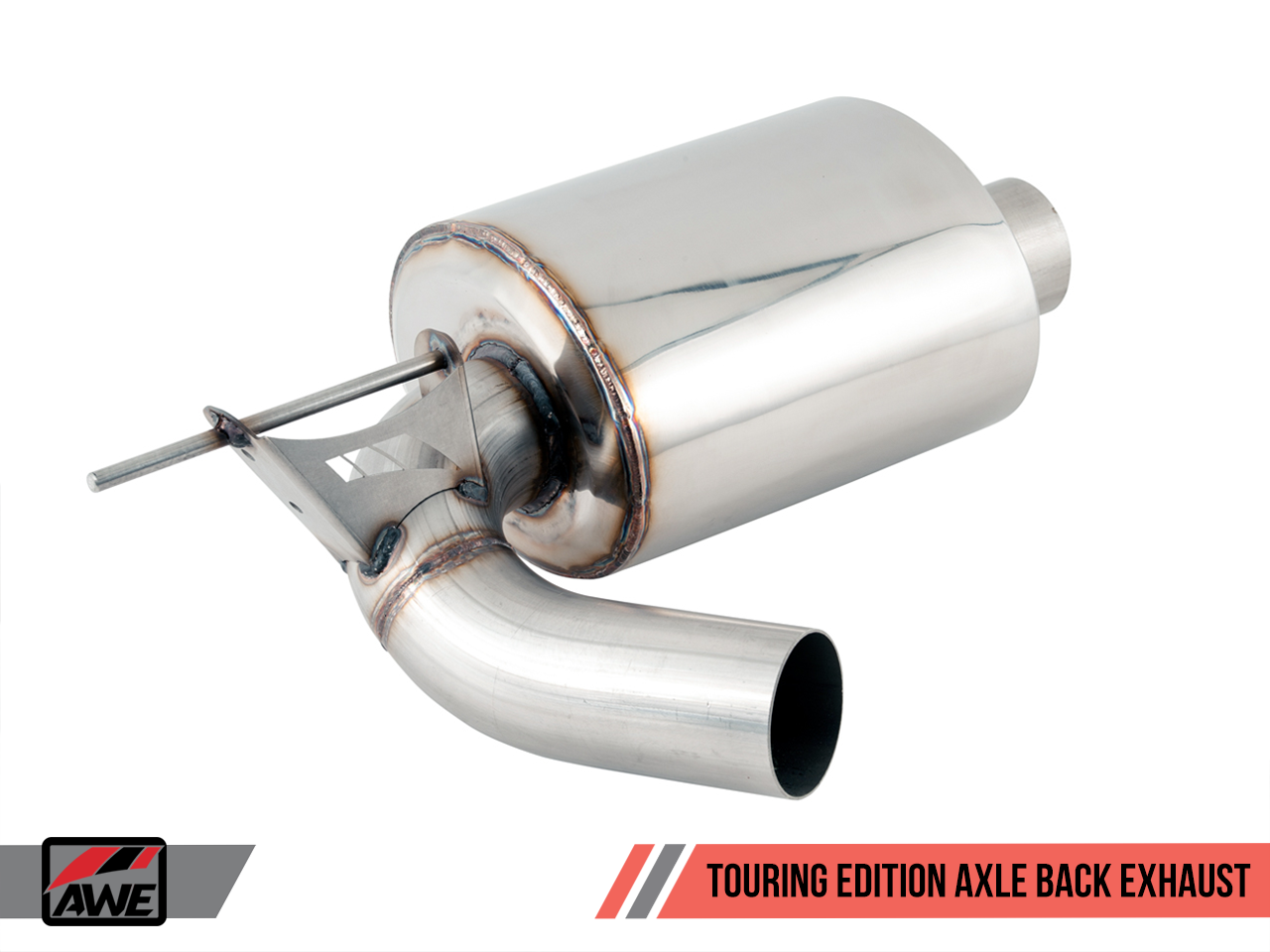 AWE Touring Edition Axle Back Exhaust for BMW F3X 335i/435i - Chrome Silver Tips (90mm) - 0