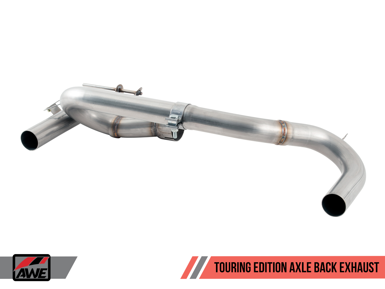 AWE Touring Edition Axle Back Exhaust for BMW F3X 335i/435i - Chrome Silver Tips (90mm)