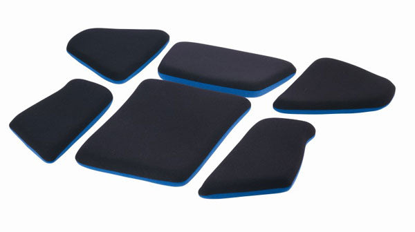 RECARO Pad-Kit S for P 1300 GT Bottom part blue (set of 6, without seat cushion)
