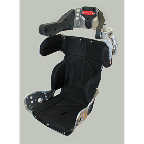 KIRKEY SEAT KIT - 18.5 INTERMEDIATE 18 LAYBACK CONTAINMENT SEAT & BLACK COVER