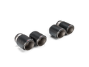Akrapovic 2021+ BMW G87 M2, G80 M3 &amp; G82 M4 Classic Carbon Design Tail Pipe Set-1
