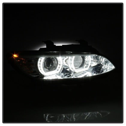 Spyder Auto Projector Headlights (Chrome) - BMW / E9x / 3-Series