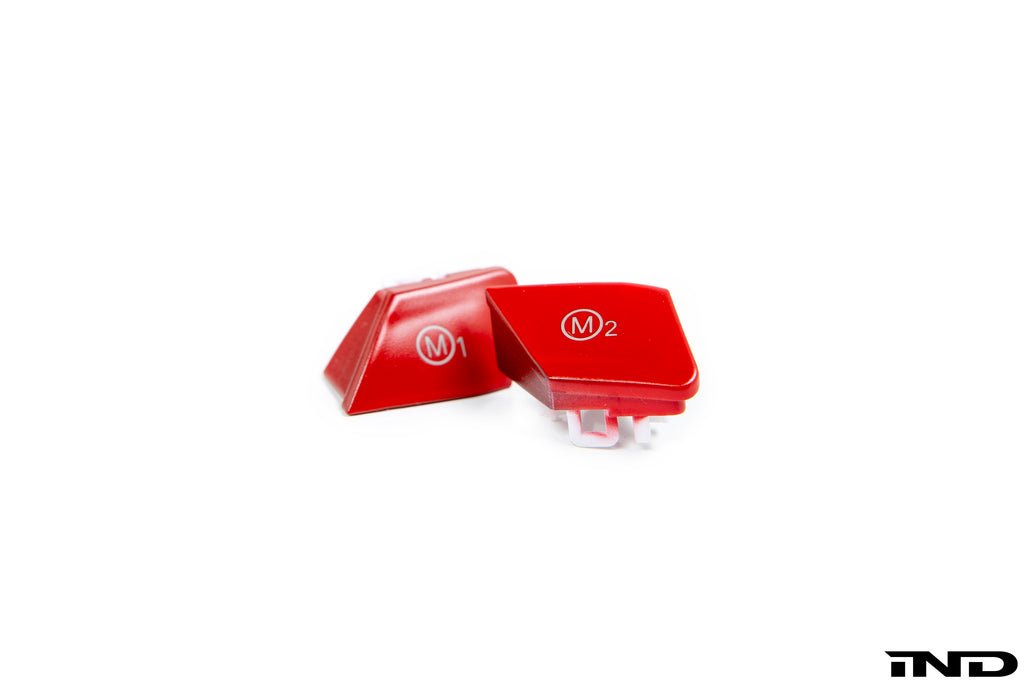 IND F87 M2 Competition Red M1 / M2 Button Set