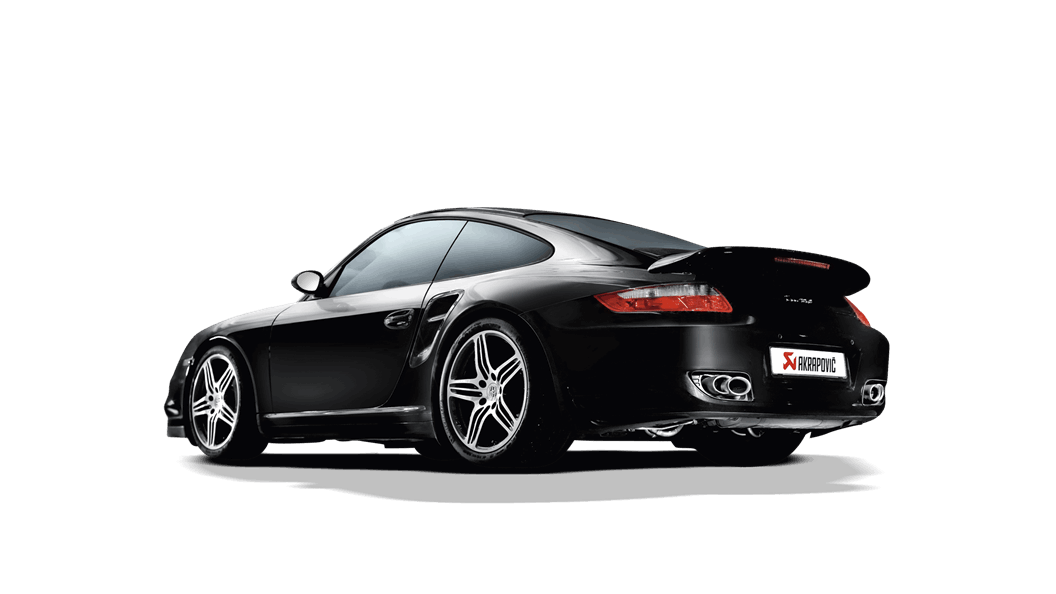 Akrapovič 06-09 Porsche 911 Turbo Slip-On Line (Titanium) w/ Titanium Tips