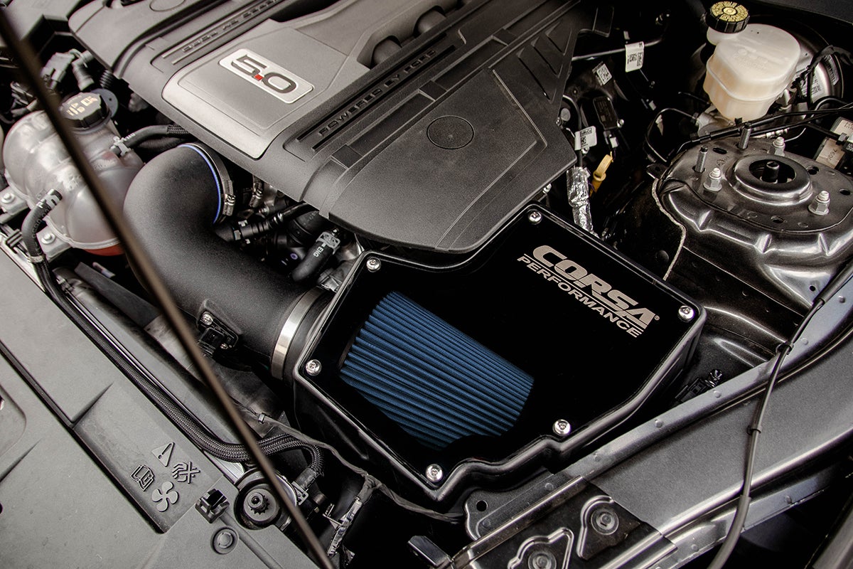 Corsa Air Intake Maxflow 5 Oiled Closed Box 18-20 Ford Mustang GT 5.0L V8 - 0