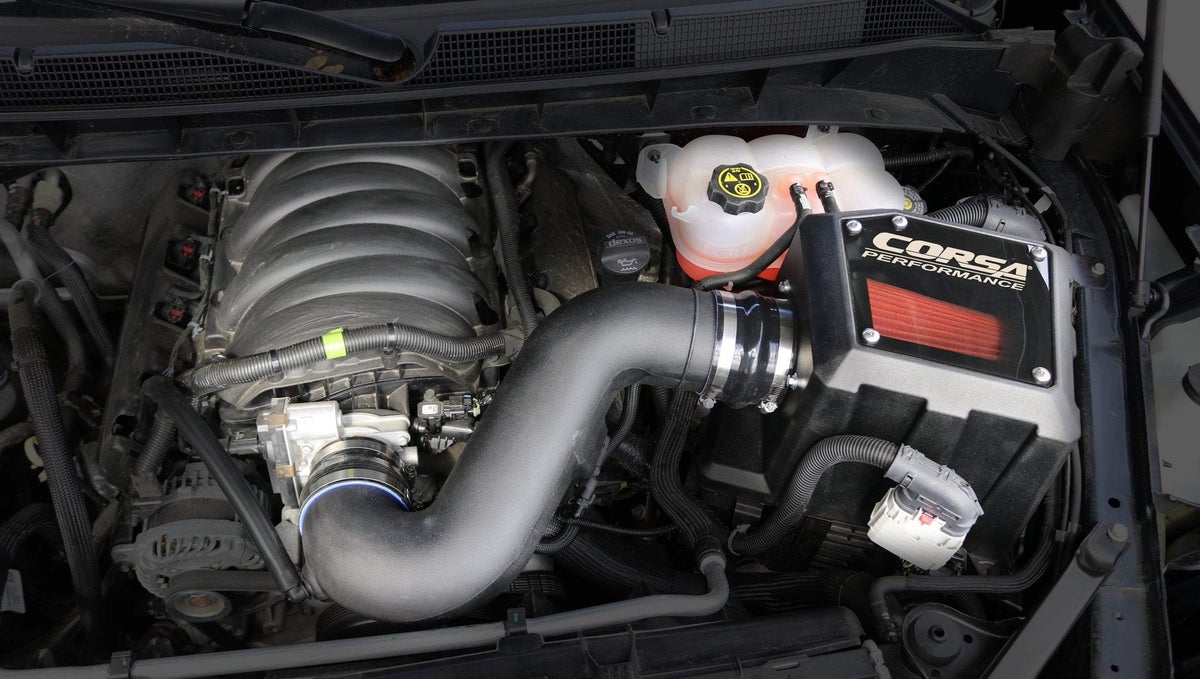 Corsa 2019+ Chevrolet Silverado 6.2L V8 1500 Closed Box Air Intake With DryTech 3D Dry Filter - 0