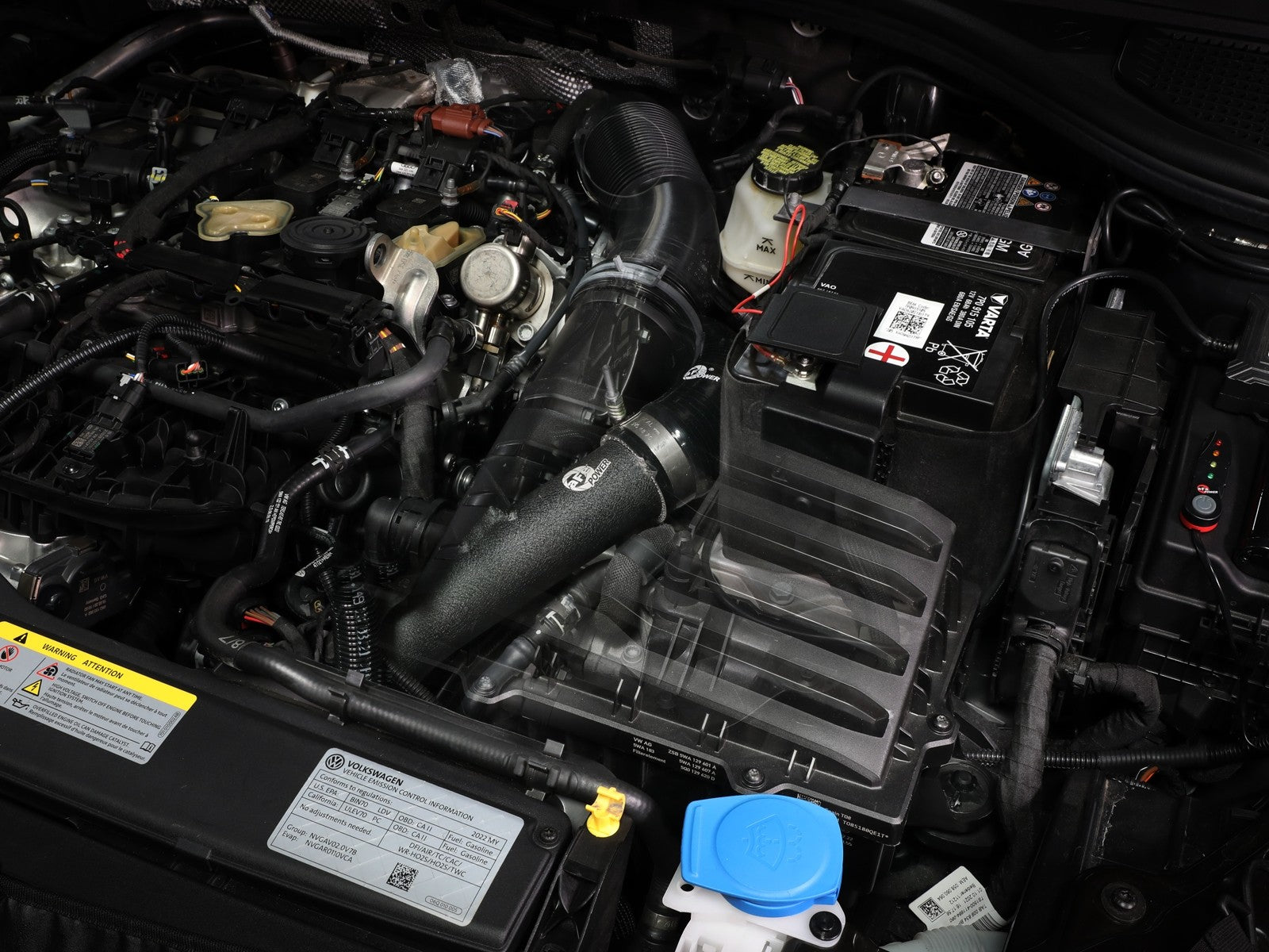 BladeRunner Aluminum Hot and Cold Charge Pipe Kit Black Volkswagen GTI (MKVIII) 22-23 L4-2.0L (t)