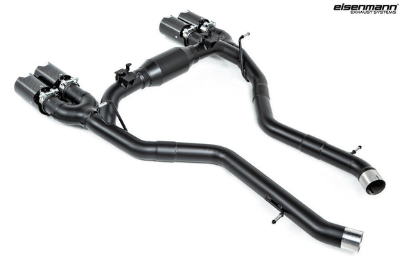 Eisenmann F87 M2 Competition Black Series Performance Exhaust + Carbon Tip Set - Race